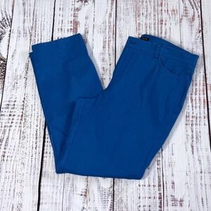 Peace of Cloth Women's Blue Straight Leg Pants Size 12